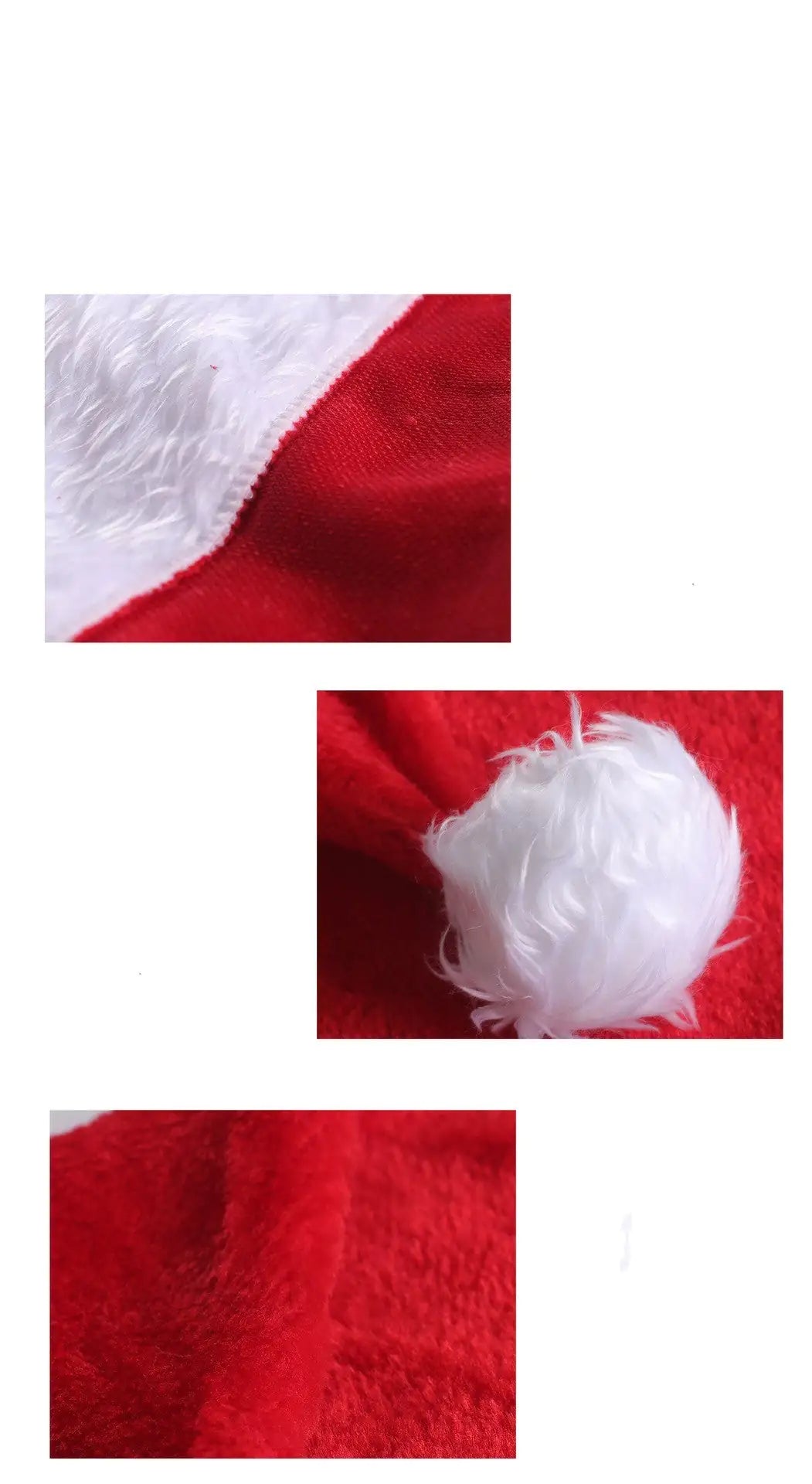 LED Christmas Santa Hat - Plush & Luminous Decor